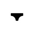 Underpant vector icon Royalty Free Stock Photo